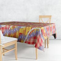 Hawaii Kahili Palaka Motifs Tablecloth Hawaiian Honohono Pikake Lei