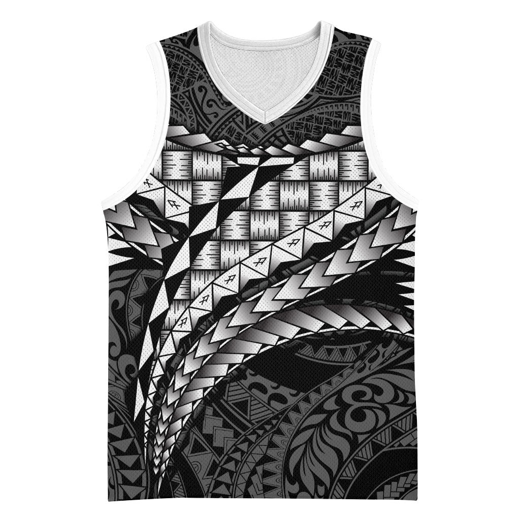 Hawaii Lauhala Tattoo Basketball Jersey Hawaiian Hala Leaf Weaving