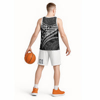 Hawaii Lauhala Tattoo Basketball Jersey Hawaiian Hala Leaf Weaving
