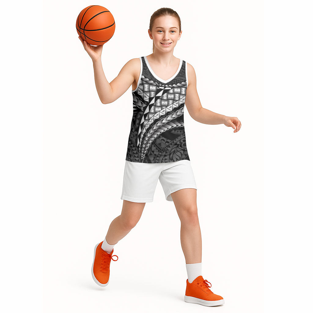 Hawaii Lauhala Tattoo Basketball Jersey Hawaiian Hala Leaf Weaving