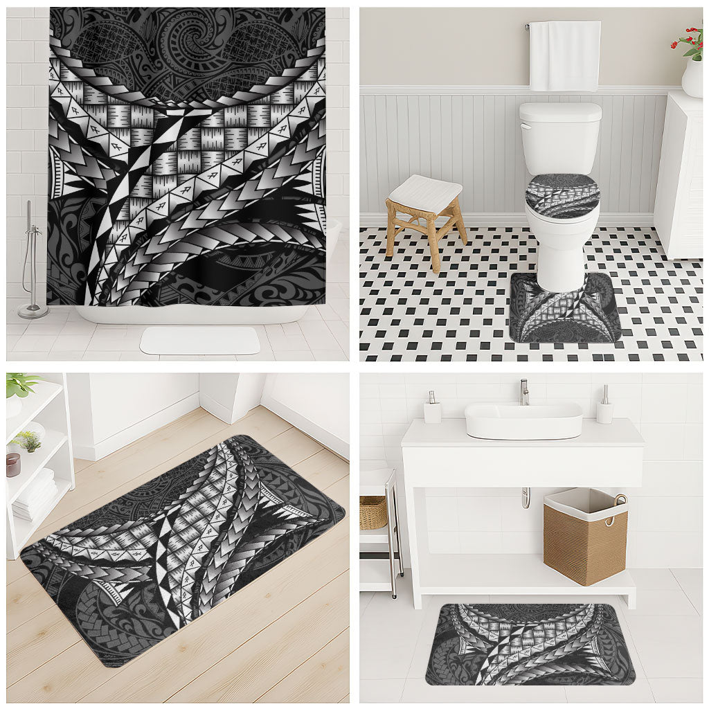 Hawaii Lauhala Tattoo Bathroom Set Hawaiian Hala Leaf Weaving