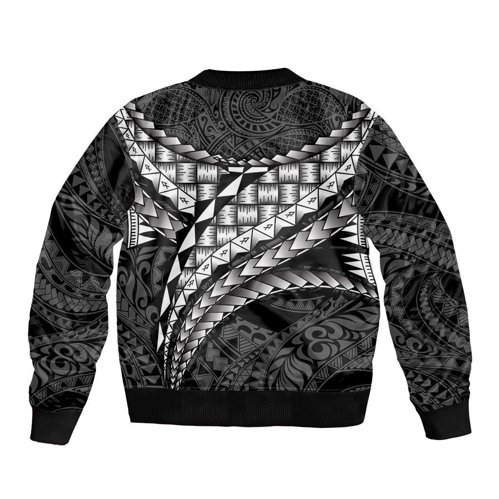 Hawaii Lauhala Tattoo Bomber Jacket Hawaiian Hala Leaf Weaving