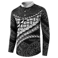 Hawaii Lauhala Tattoo Button Sweatshirt Hawaiian Hala Leaf Weaving