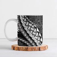 Hawaii Lauhala Tattoo Ceramic Mug Hawaiian Hala Leaf Weaving