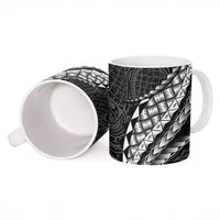 Hawaii Lauhala Tattoo Ceramic Mug Hawaiian Hala Leaf Weaving