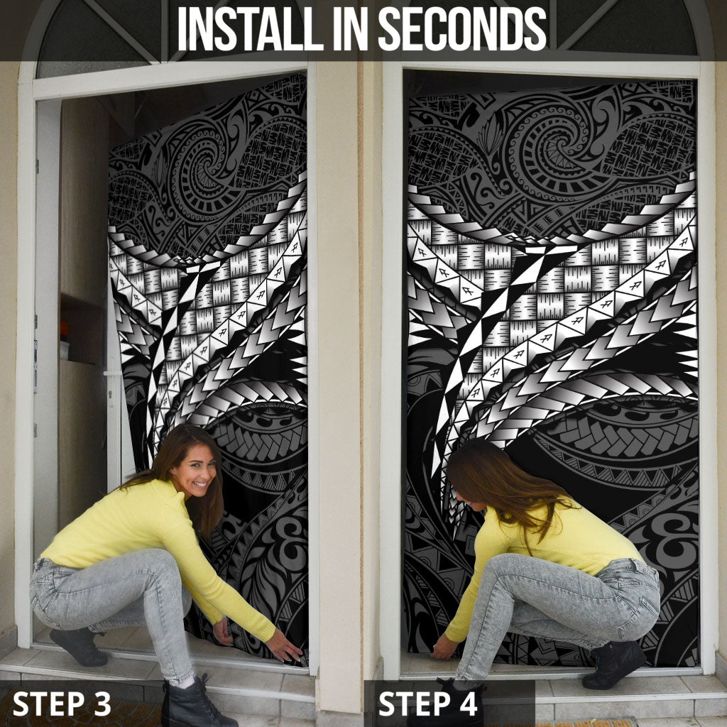 Hawaii Lauhala Tattoo Door Cover Hawaiian Hala Leaf Weaving