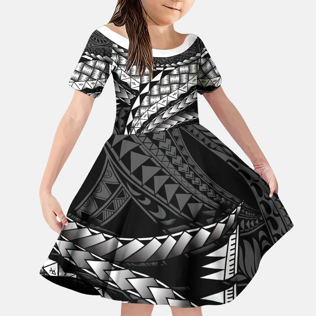 Hawaii Lauhala Tattoo Family Matching Short Sleeve Bodycon Dress and Hawaiian Shirt Hawaiian Hala Leaf Weaving
