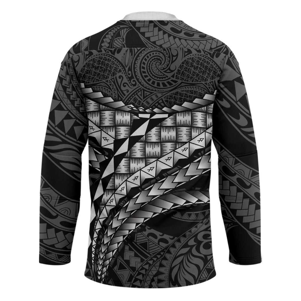 Hawaii Lauhala Tattoo Hockey Jersey Hawaiian Hala Leaf Weaving
