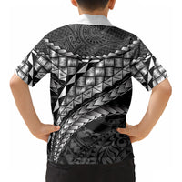 Hawaii Lauhala Tattoo Kid Hawaiian Shirt Hawaiian Hala Leaf Weaving LT14 - Polynesian Pride