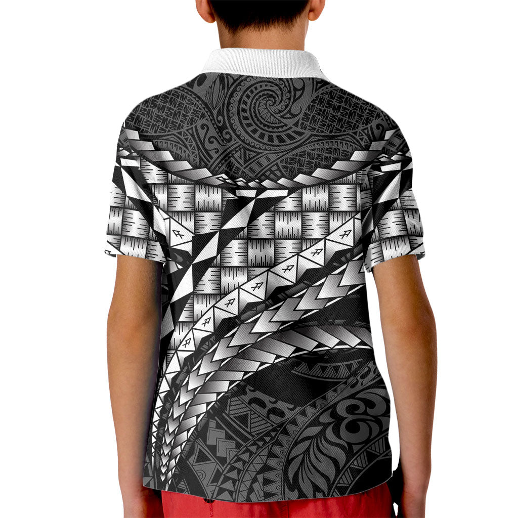 Hawaii Lauhala Tattoo Kid Polo Shirt Hawaiian Hala Leaf Weaving