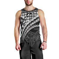 Hawaii Lauhala Tattoo Men Tank Top Hawaiian Hala Leaf Weaving