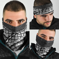 Hawaii Lauhala Tattoo Neck Gaiter Hawaiian Hala Leaf Weaving