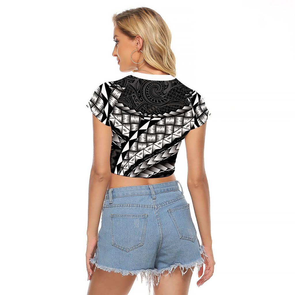 Hawaii Lauhala Tattoo Raglan Cropped T Shirt Hawaiian Hala Leaf Weaving
