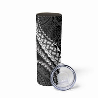 Hawaii Lauhala Tattoo Skinny Tumbler Hawaiian Hala Leaf Weaving