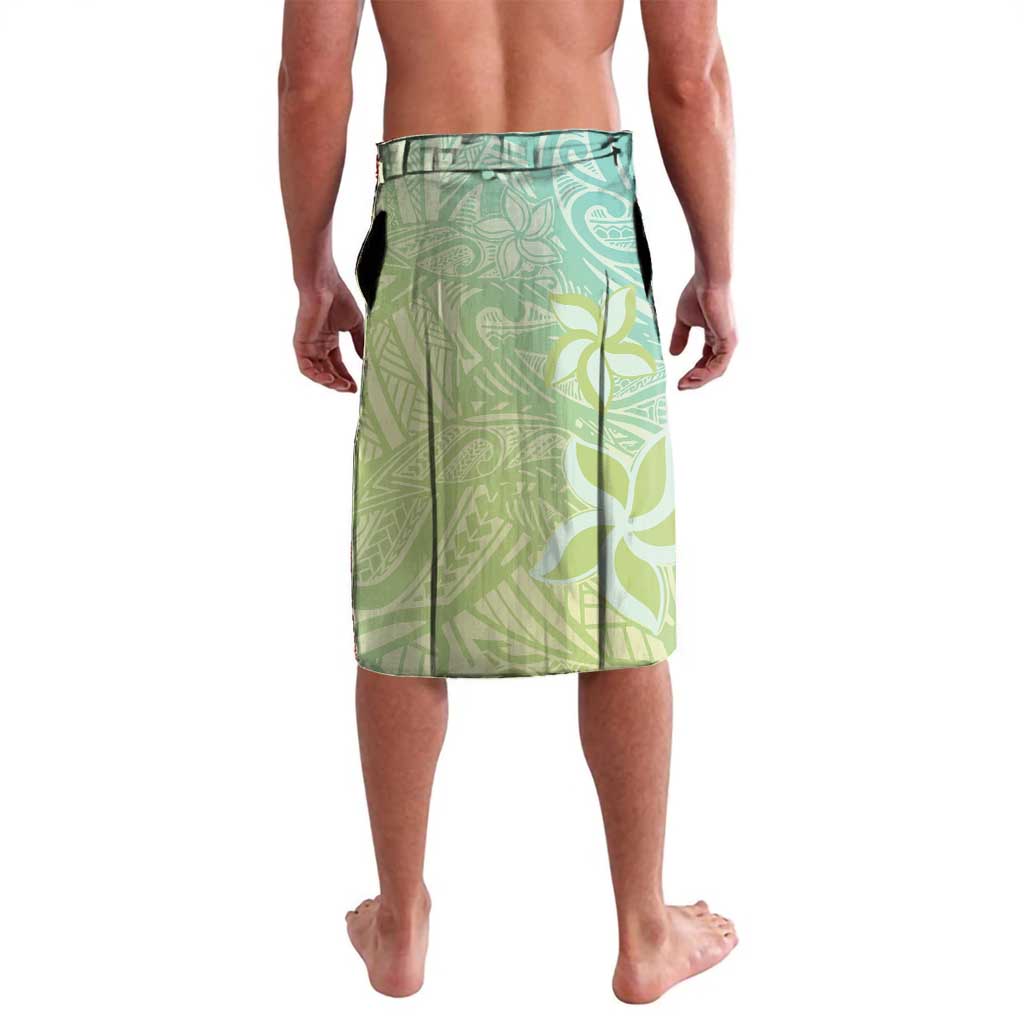 Baby Green Gradient Polynesia Lavalava Hawaiian Tribal Hammerhead Shark Tattoo