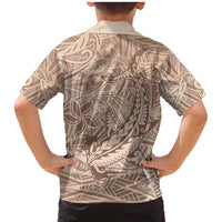 Pink Gradient Polynesia Family Matching Mermaid Dress and Hawaiian Shirt Hawaiian Tribal Hammerhead Shark Tattoo