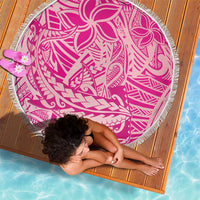 Beige Gradient Polynesia Beach Blanket Hawaiian Tribal Hammerhead Shark Tattoo