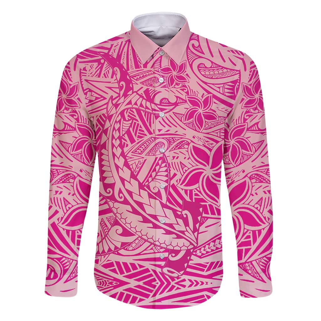 Beige Gradient Polynesia Family Matching Summer Maxi Dress and Hawaiian Shirt Hawaiian Tribal Hammerhead Shark Tattoo