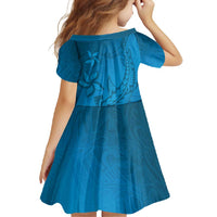 Blue Gradient Polynesia Family Matching Tank Maxi Dress and Hawaiian Shirt Hawaiian Tribal Hammerhead Shark Tattoo