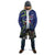 Personalized New Zealand Pukeko Christmas Cloak Meri Kirihimete Taniko Ponga Koru Blue - Polynesian Pride