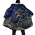 Personalized New Zealand Pukeko Christmas Cloak Meri Kirihimete Taniko Ponga Koru Blue - Polynesian Pride