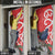 Personalized New Zealand Pukeko Christmas Door Cover Meri Kirihimete Taniko Ponga Koru Red - Polynesian Pride