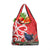 Personalized New Zealand Pukeko Christmas Grocery Bag Meri Kirihimete Taniko Ponga Koru Red - Polynesian Pride