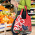 Personalized New Zealand Pukeko Christmas Grocery Bag Meri Kirihimete Taniko Ponga Koru Red - Polynesian Pride