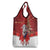Personalized New Zealand Sheep Christmas Grocery Bag Hipi Meri Kirihimete Silver Fern Xmas Tree - Polynesian Pride