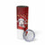Personalized New Zealand Sheep Christmas Skinny Tumbler Hipi Meri Kirihimete Silver Fern Xmas Tree - Polynesian Pride