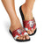 Personalized New Zealand Sheep Christmas Slide Sandals Hipi Meri Kirihimete Silver Fern Xmas Tree - Polynesian Pride