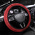 New Zealand Sheep Christmas Steering Wheel Cover Hipi Meri Kirihimete Silver Fern Xmas Tree - Polynesian Pride