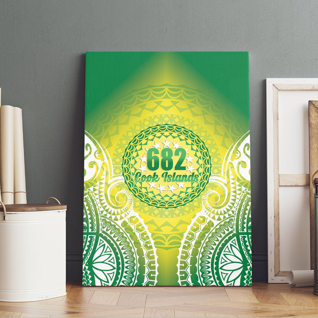 Cook Islands 682 Canvas Wall Art Kuki 'Airani Area Code Proud LT14 - Polynesian Pride