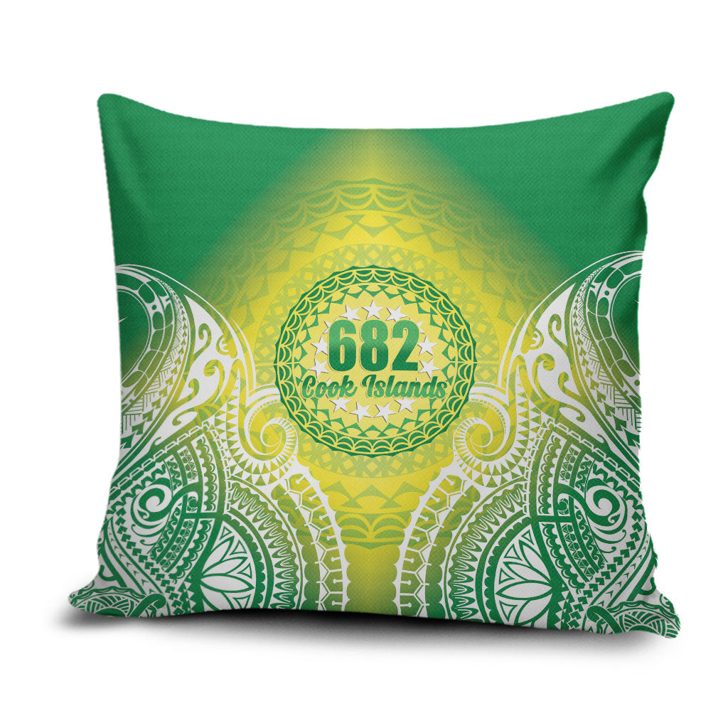 Cook Islands 682 Pillow Cover Kuki 'Airani Area Code Proud
