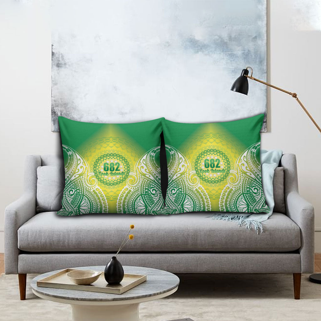 Cook Islands 682 Pillow Cover Kuki 'Airani Area Code Proud