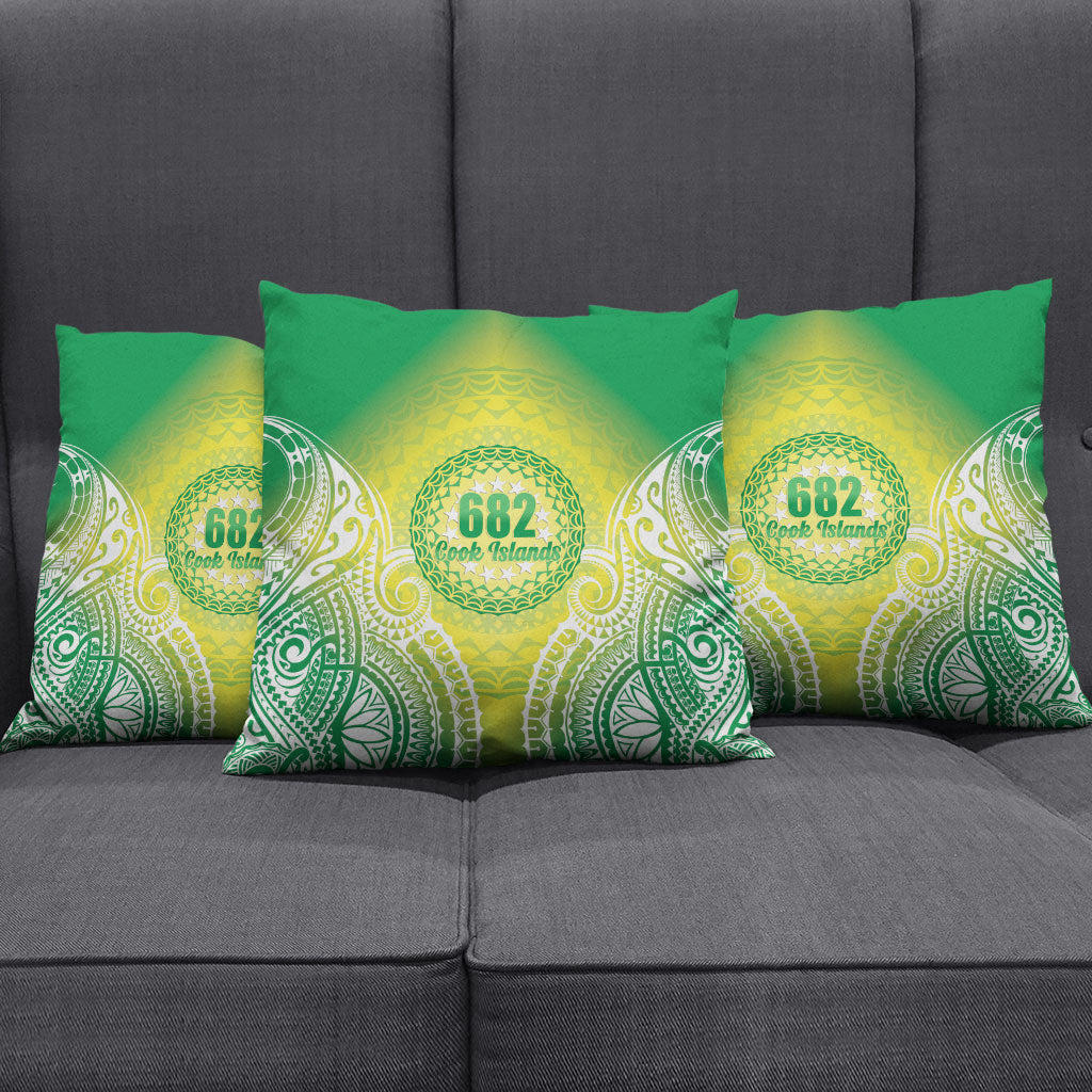 Cook Islands 682 Pillow Cover Kuki 'Airani Area Code Proud