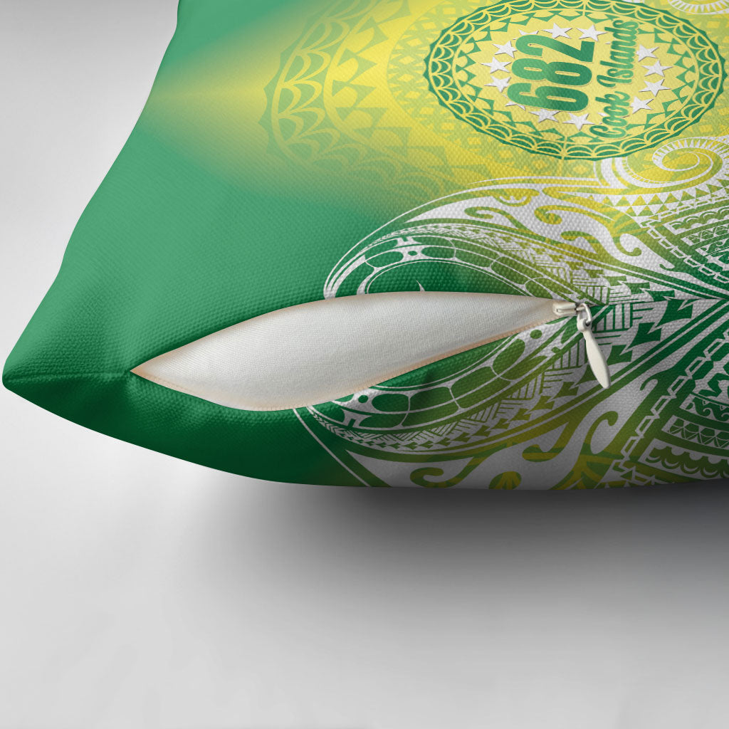 Cook Islands 682 Pillow Cover Kuki 'Airani Area Code Proud