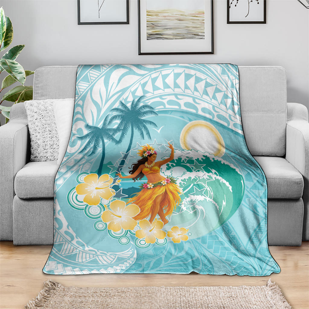 Ura Cook Islands Blanket Kuki 'Airani Traditional Dance Tropical Vibes