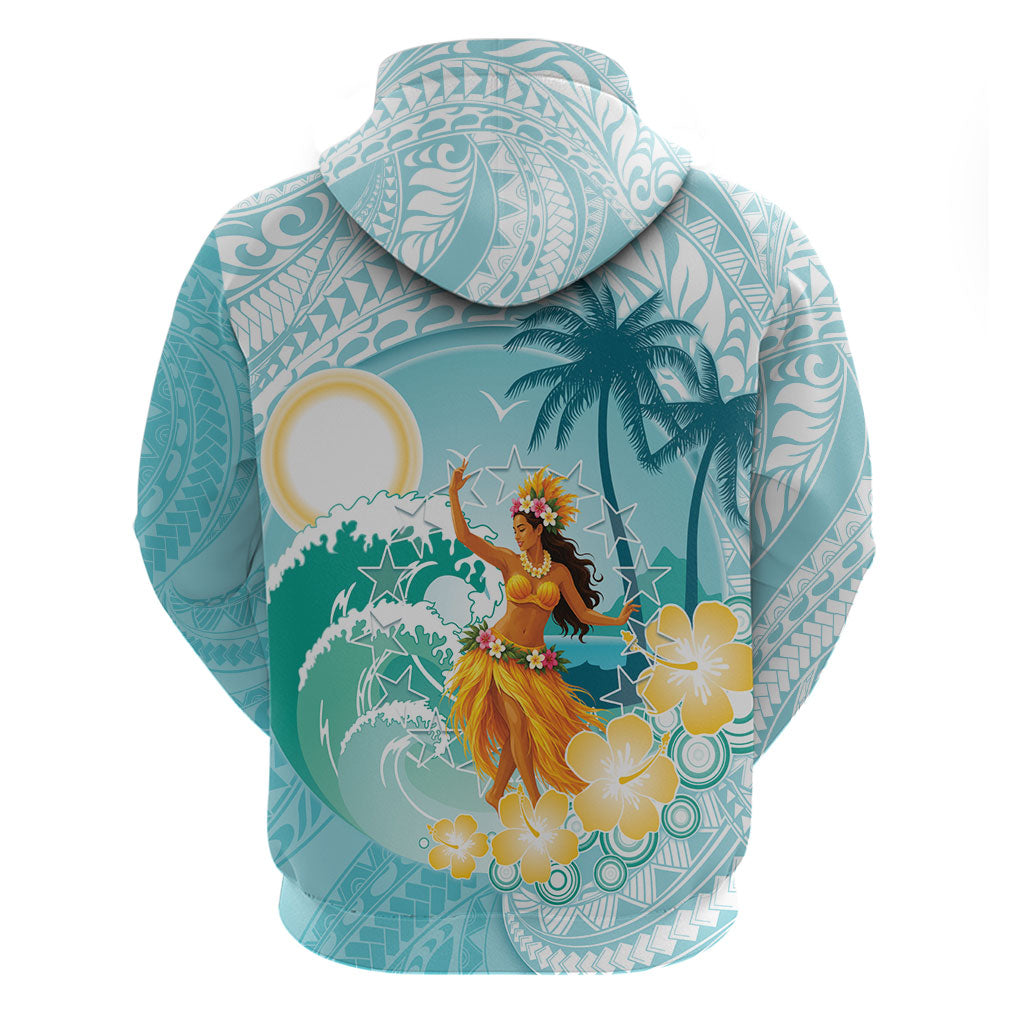 Ura Cook Islands Hoodie Kuki 'Airani Traditional Dance Tropical Vibes LT14 - Polynesian Pride