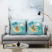 Ura Cook Islands Pillow Cover Kuki 'Airani Traditional Dance Tropical Vibes LT14 - Polynesian Pride