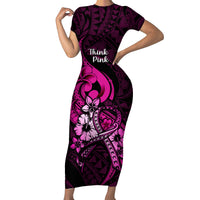 polynesia-breast-cancer-awareness-short-sleeve-bodycon-dress-think-pink-polynesian-ribbon-black-version