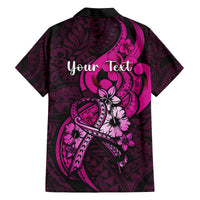 personalised-polynesia-breast-cancer-awareness-family-matching-summer-maxi-dress-and-hawaiian-shirt-think-pink-polynesian-ribbon-black-version