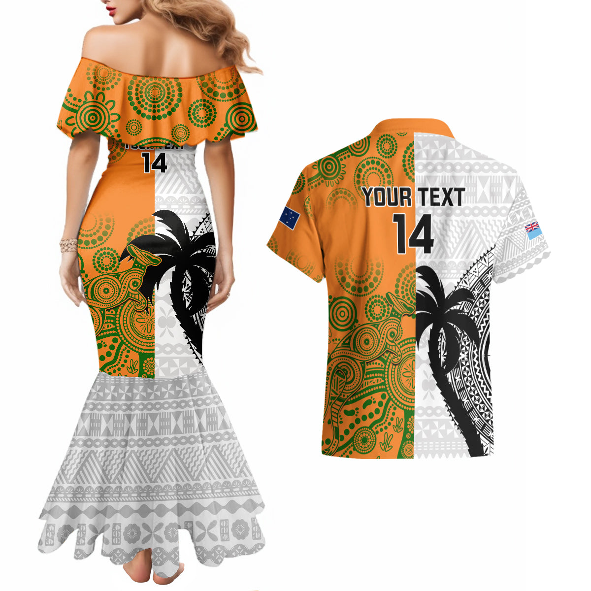 custom-fiji-and-australia-rugby-couples-matching-mermaid-dress-and-hawaiian-shirt-2023-world-cup-aboriginal-mix-tapa-pattern