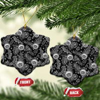 Hawaii Christmas Ceramic Ornament Tropical Style With Coat Of Arms LT14 - Polynesian Pride