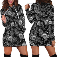 Hawaii Christmas Hoodie Dress Tropical Style With Coat Of Arms LT14 - Polynesian Pride