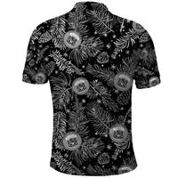 Hawaii Christmas Polo Shirt Tropical Style With Coat Of Arms LT14 - Polynesian Pride