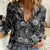 Hawaii Christmas Women Casual Shirt Tropical Style With Coat Of Arms LT14 Female Black - Polynesian Pride