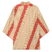 Malo e Lelei Tonga Kimono Heilala Lei Tongan Ngatu Pattern LT14 - Polynesian Pride