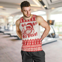 Red Mele Kalikimaka Hawaii Men Tank Top Funny Ho Ho Ho Santa Shaka - Polynesian Pride