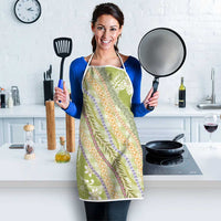 Green Palaka Hawaii Leis Apron Hawaiian-plaid Elegant Tropical Vibes - Polynesian Pride